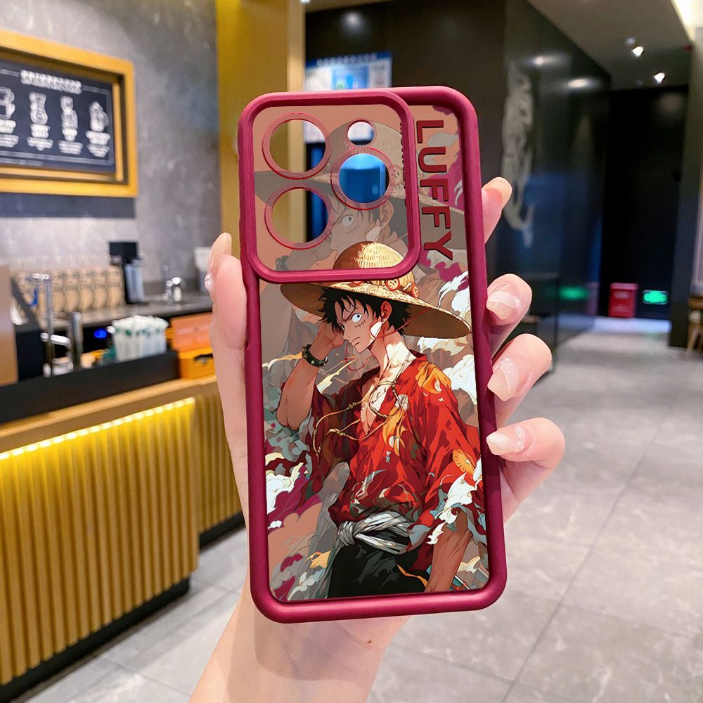 for Infinix Hot 40i 40 Pro 30 Play Note 30 Smart 8 One Piece Zoro Luffy Full Protective Phone Case Anti Drop Cover