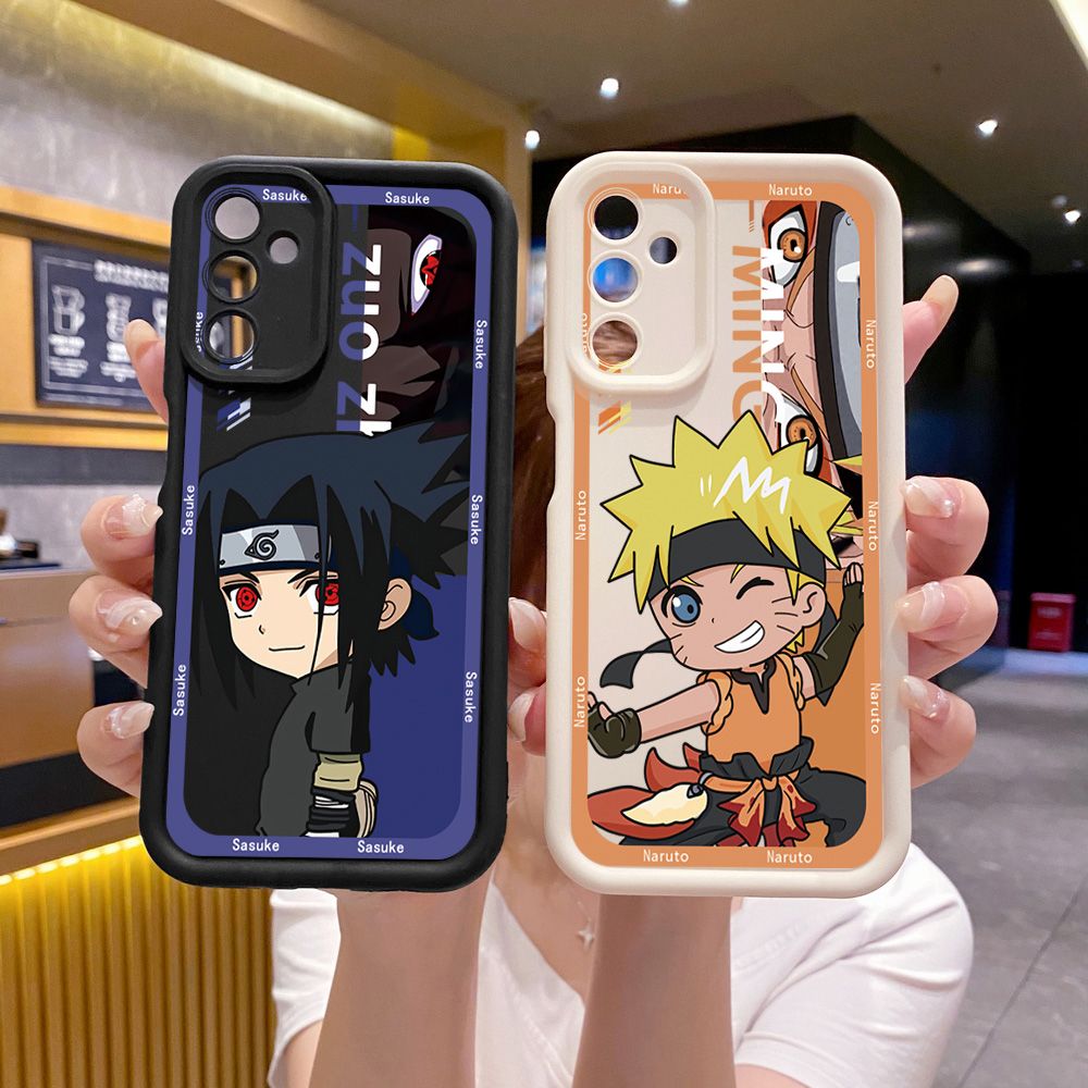 for Samsung Galaxy A15 A05 A35 A55 A14 A34 A33 A53 A73 A32 A52S A72 Sasuke Naruto Full Protective Phone Case Anti Drop Cover