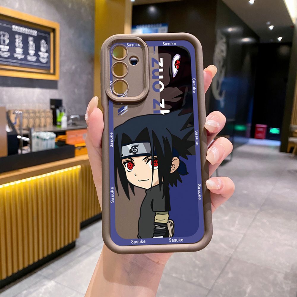 for Samsung Galaxy A15 A05 A35 A55 A14 A34 A33 A53 A73 A32 A52S A72 Sasuke Naruto Full Protective Phone Case Anti Drop Cover