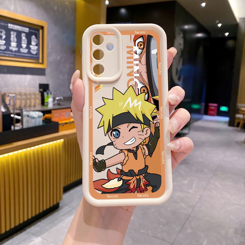 for Samsung Galaxy A15 A05 A35 A55 A14 A34 A33 A53 A73 A32 A52S A72 Sasuke Naruto Full Protective Phone Case Anti Drop Cover
