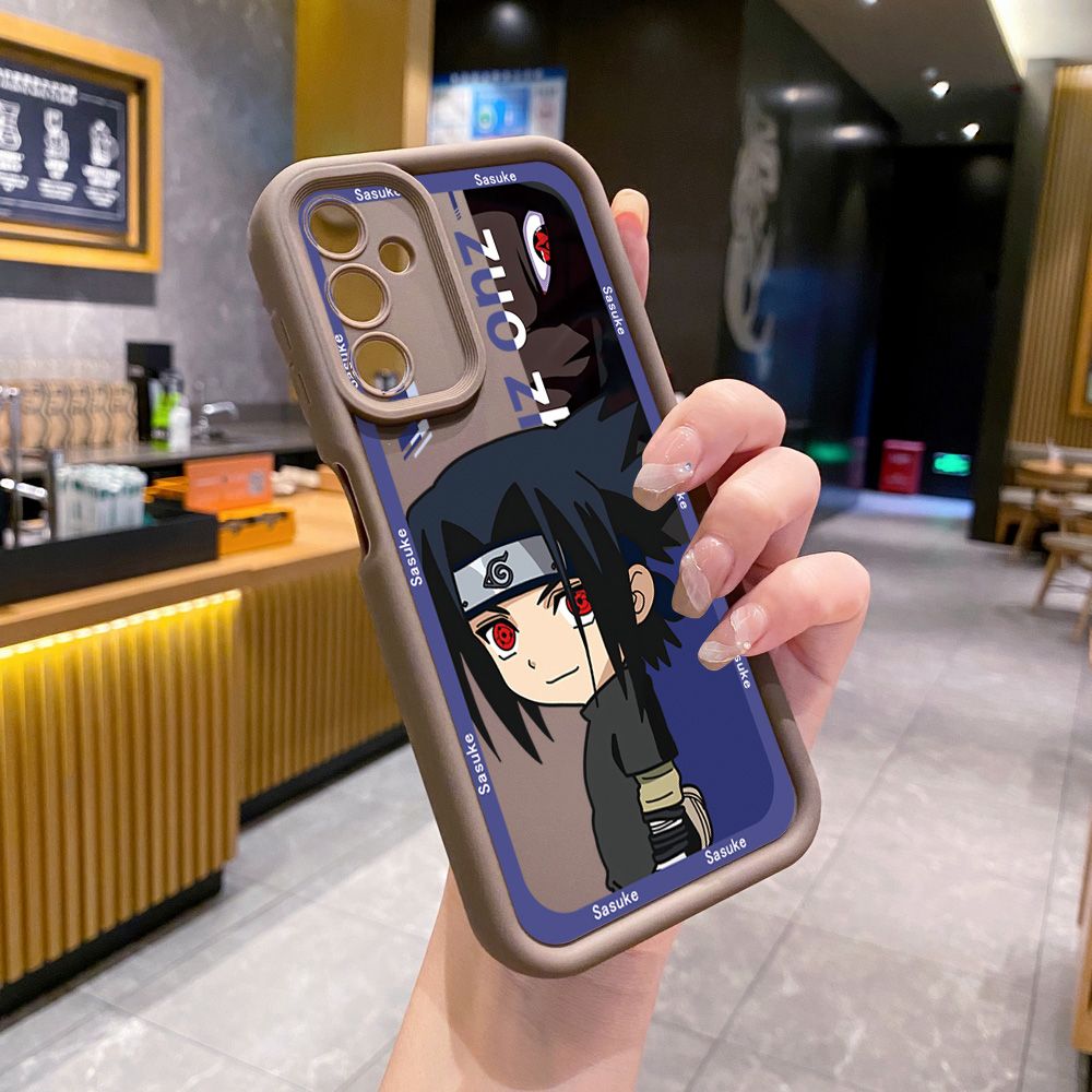 for Samsung Galaxy A15 A05 A35 A55 A14 A34 A33 A53 A73 A32 A52S A72 Sasuke Naruto Full Protective Phone Case Anti Drop Cover