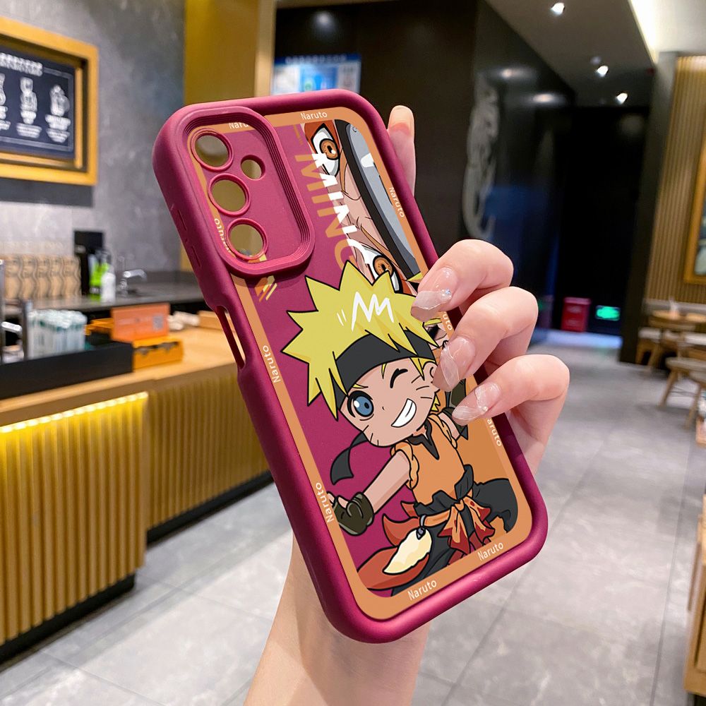 for Samsung Galaxy A15 A05 A35 A55 A14 A34 A33 A53 A73 A32 A52S A72 Sasuke Naruto Full Protective Phone Case Anti Drop Cover