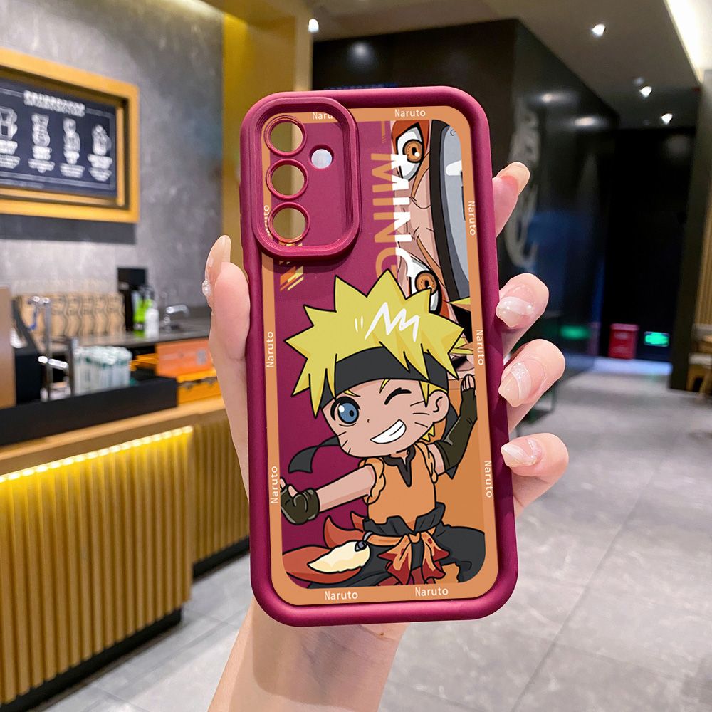 for Samsung Galaxy A15 A05 A35 A55 A14 A34 A33 A53 A73 A32 A52S A72 Sasuke Naruto Full Protective Phone Case Anti Drop Cover