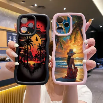 HGJTFANY Phone Case Screen Protector For Realme Note 50 (6.74"), Ultra Thin Shockproof Soft Silicone Clear Cover For Realme Note 50 Case With Tempered Glass - Mist Rose