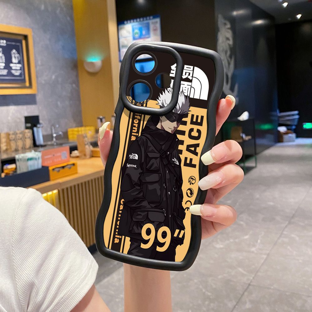 For Infinix Hot 40i 40 Pro Note 30 Play Smart 8 Pro 9 10 Play Lite The North Wave Frame Phone Case Anti Drop Cover