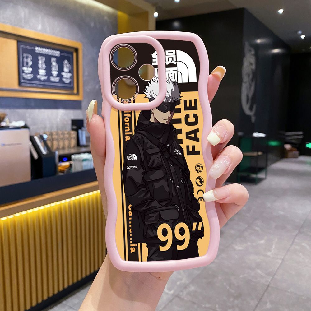 For Infinix Hot 40i 40 Pro Note 30 Play Smart 8 Pro 9 10 Play Lite The North Wave Frame Phone Case Anti Drop Cover