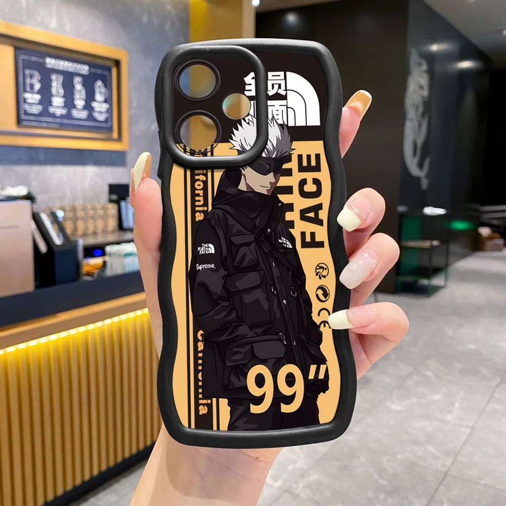 For Infinix Hot 40i 40 Pro Note 30 Play Smart 8 Pro 9 10 Play Lite The North Wave Frame Phone Case Anti Drop Cover