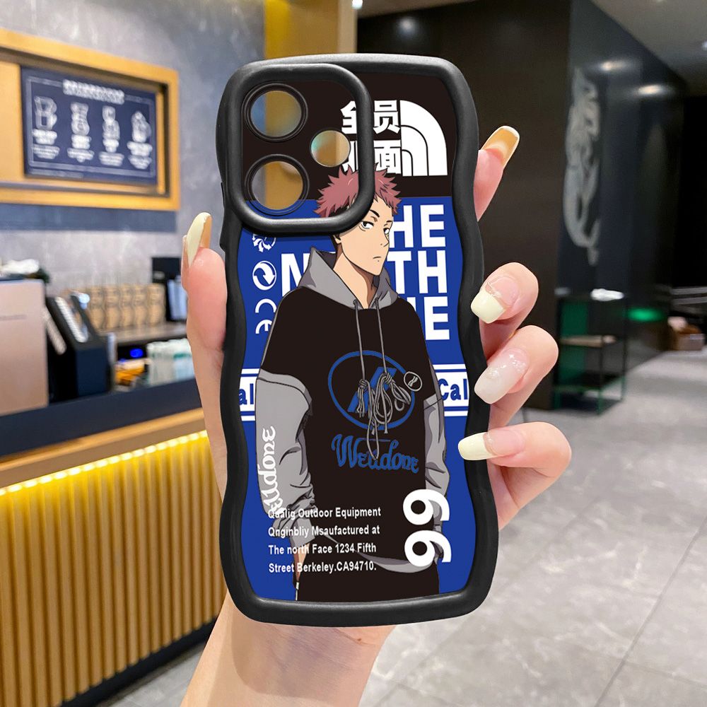 For Infinix Hot 40i 40 Pro Note 30 Play Smart 8 Pro 9 10 Play Lite The North Wave Frame Phone Case Anti Drop Cover