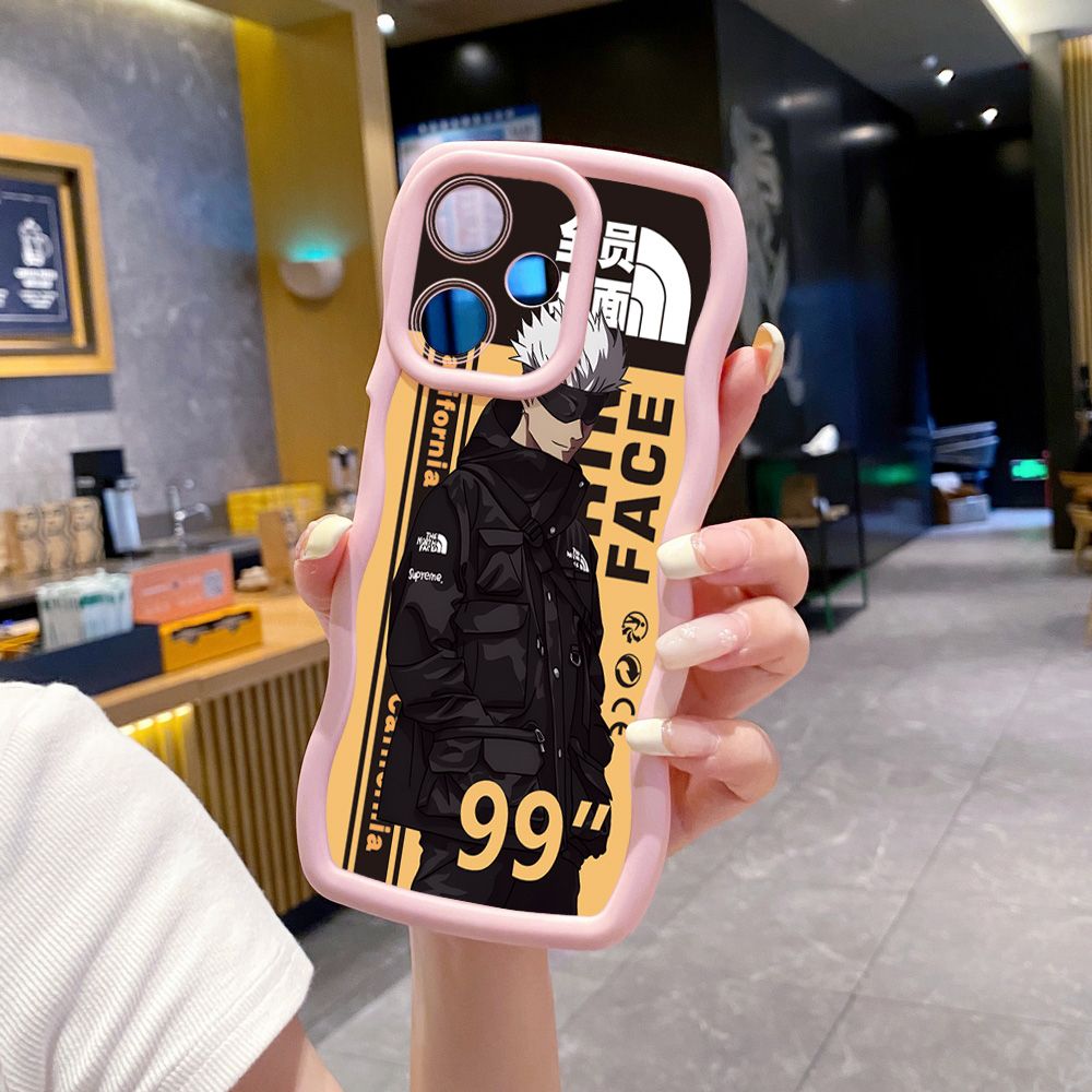 For Infinix Hot 40i 40 Pro Note 30 Play Smart 8 Pro 9 10 Play Lite The North Wave Frame Phone Case Anti Drop Cover