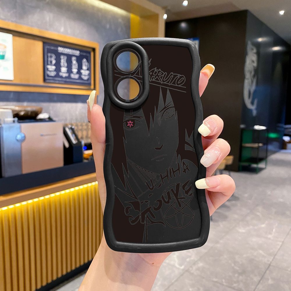 For OPPO Reno 5 6 Lite 7 8 Reno 7Z 8 Z 5F F19 F21 Pro NARUTO Wave Frame Phone Case Anti Drop Cover