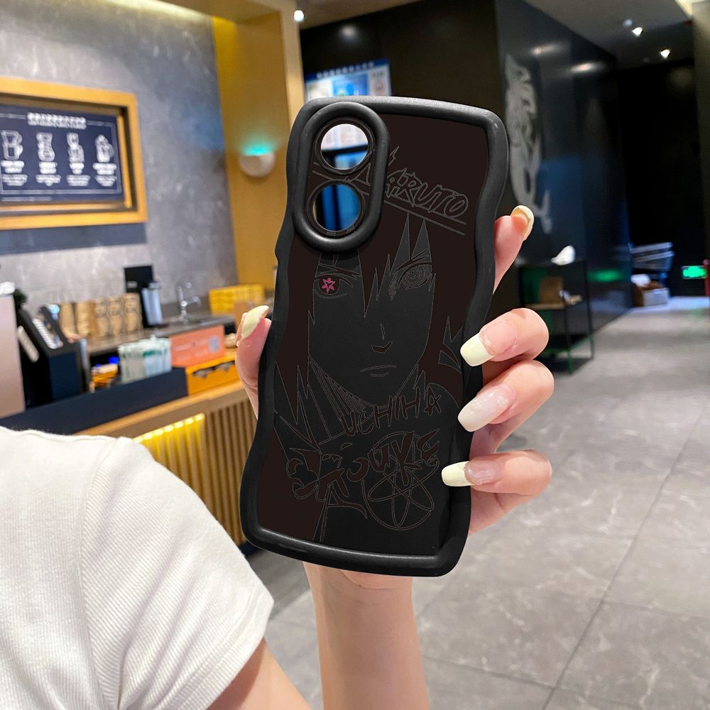 For OPPO Reno 5 6 Lite 7 8 Reno 7Z 8 Z 5F F19 F21 Pro NARUTO Wave Frame Phone Case Anti Drop Cover