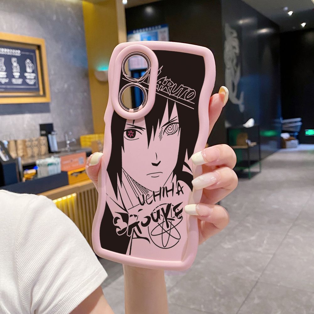 For OPPO Reno 5 6 Lite 7 8 Reno 7Z 8 Z 5F F19 F21 Pro NARUTO Wave Frame Phone Case Anti Drop Cover
