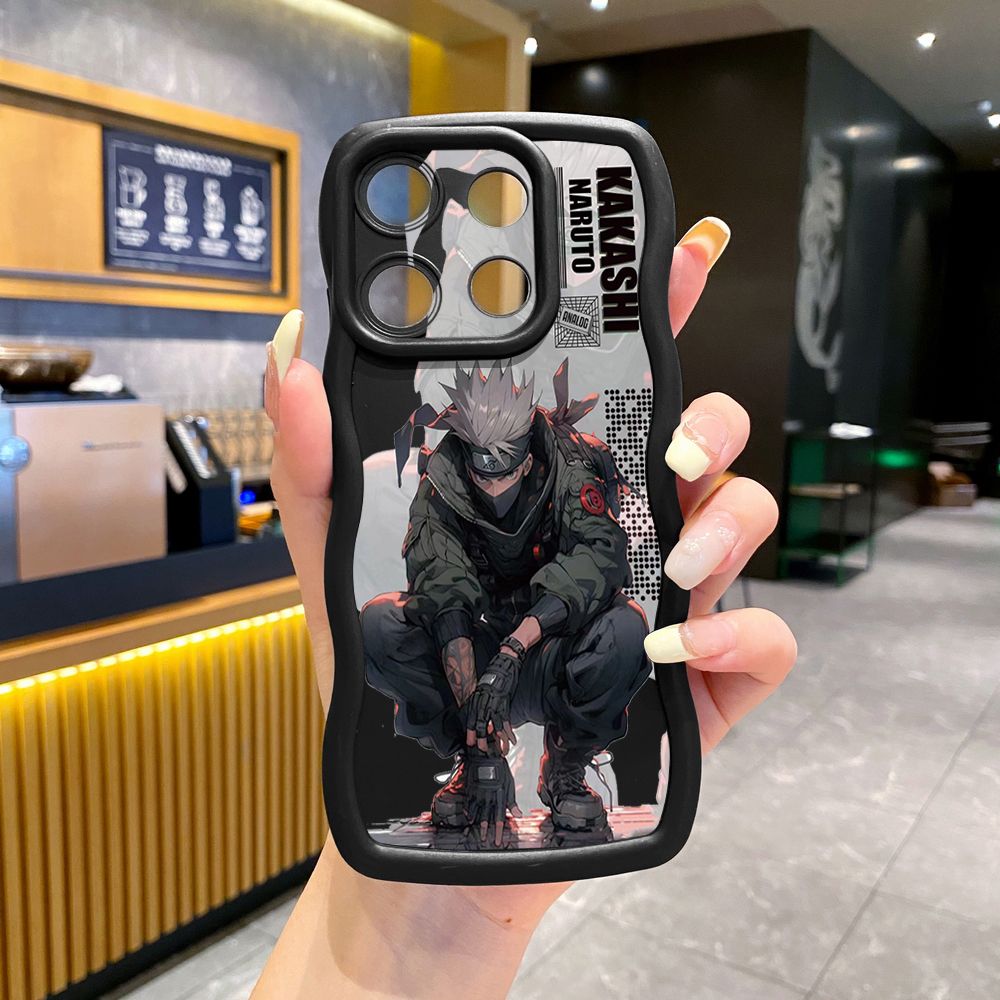 For ITEl A04 A60 A70 P40 S23 Plus Genshin Wave Frame Phone Case Anti Drop Cover