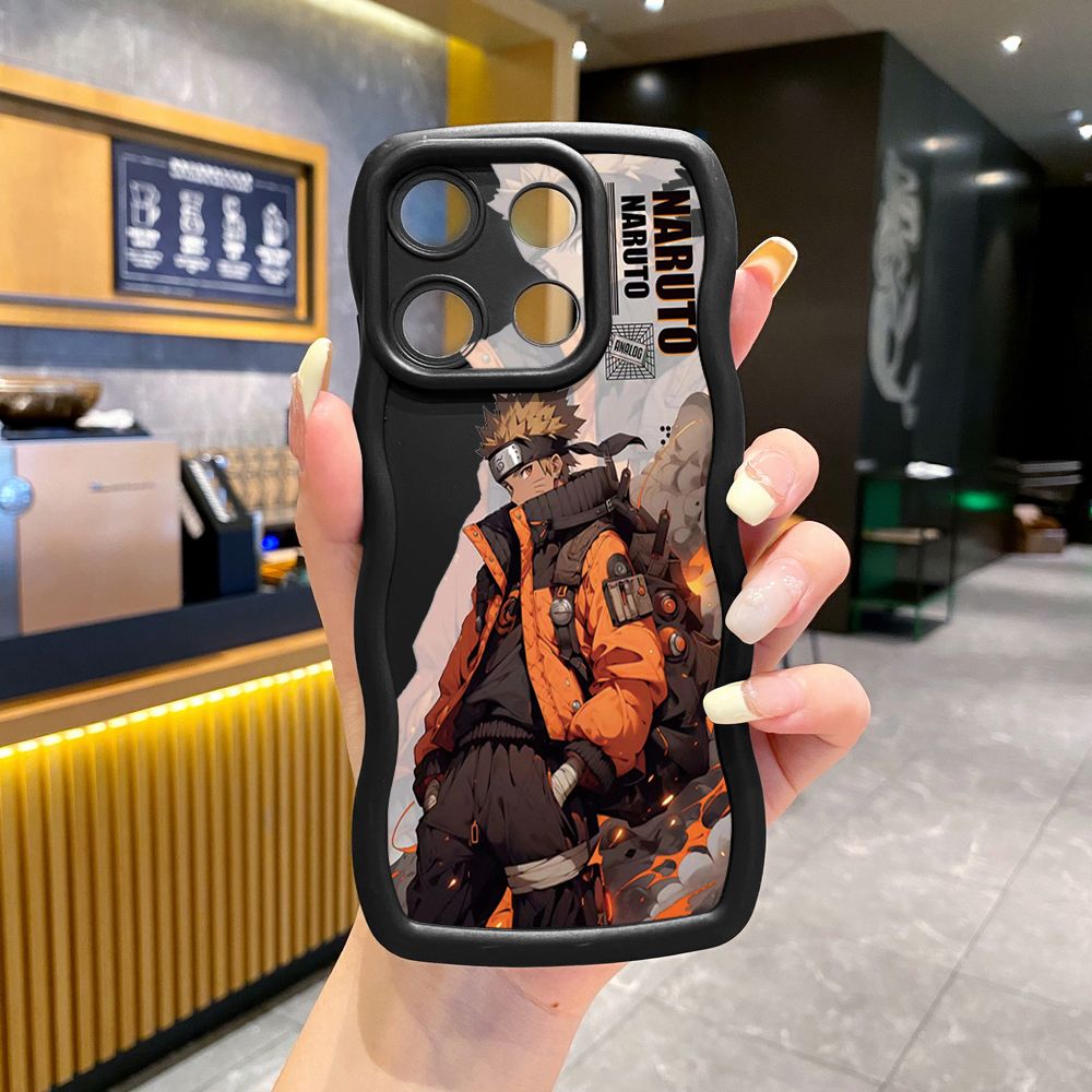 For ITEl A04 A60 A70 P40 S23 Plus Genshin Wave Frame Phone Case Anti Drop Cover