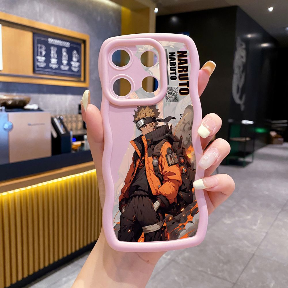 For ITEl A04 A60 A70 P40 S23 Plus Genshin Wave Frame Phone Case Anti Drop Cover
