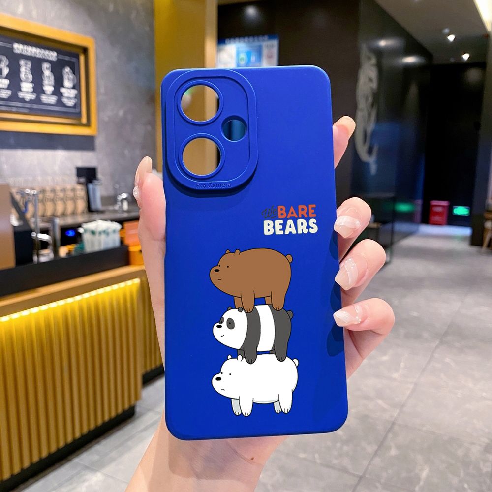 for VIVO Y28 Y03 Y18 Y17S Y27 Y15A Y15S Y02S Y02A Y36 Y33S Y12S Y12A Y01 Y1S Y20A Y22 We Bare Bears Full Protective Case Anti Drop Cover