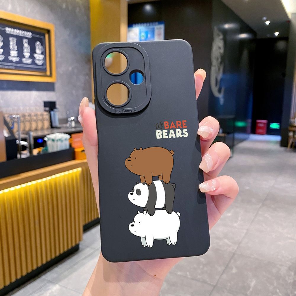 for VIVO Y28 Y03 Y18 Y17S Y27 Y15A Y15S Y02S Y02A Y36 Y33S Y12S Y12A Y01 Y1S Y20A Y22 We Bare Bears Full Protective Case Anti Drop Cover