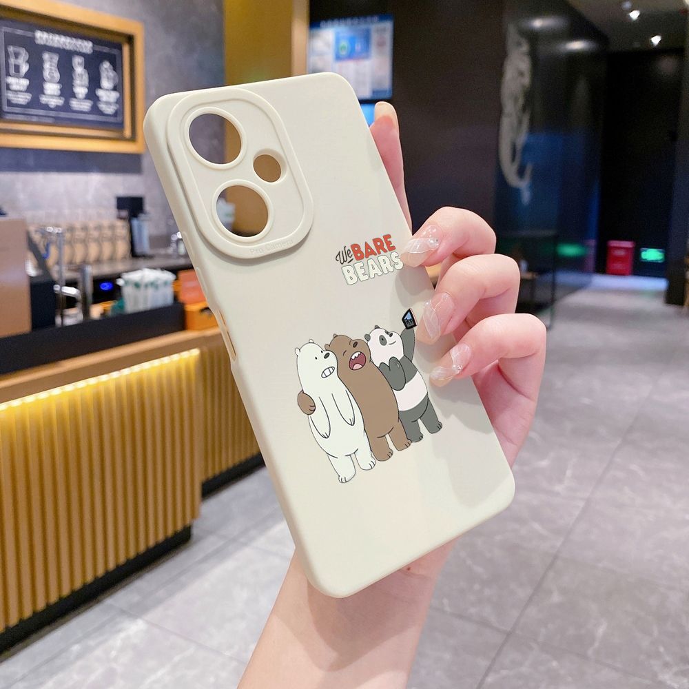 for VIVO Y28 Y03 Y18 Y17S Y27 Y15A Y15S Y02S Y02A Y36 Y33S Y12S Y12A Y01 Y1S Y20A Y22 We Bare Bears Full Protective Case Anti Drop Cover