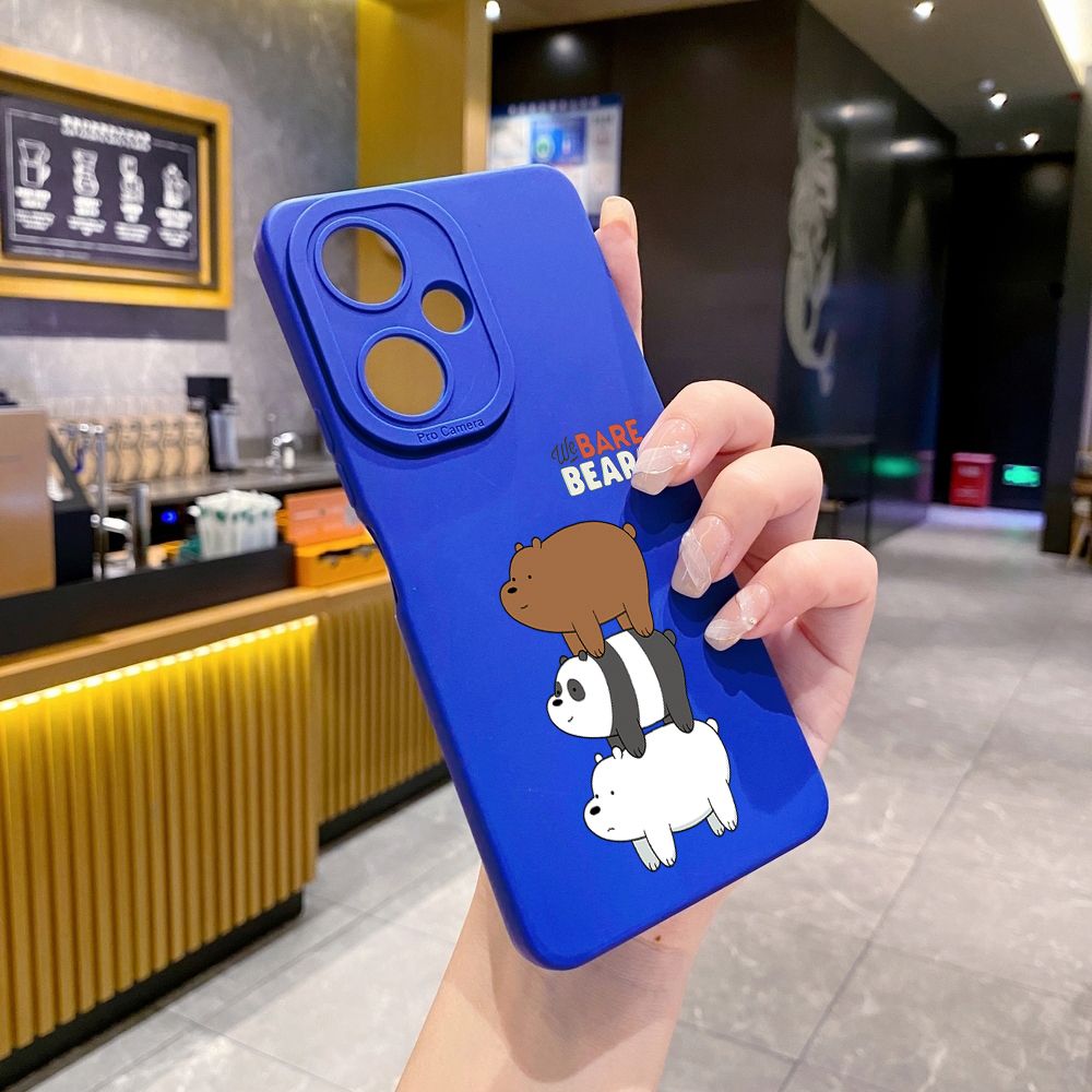 for VIVO Y28 Y03 Y18 Y17S Y27 Y15A Y15S Y02S Y02A Y36 Y33S Y12S Y12A Y01 Y1S Y20A Y22 We Bare Bears Full Protective Case Anti Drop Cover