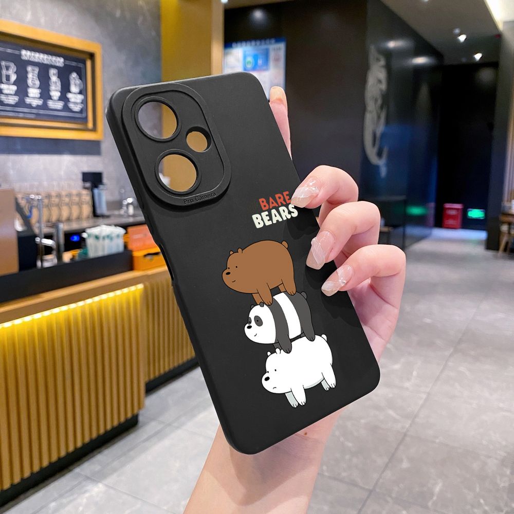 for VIVO Y28 Y03 Y18 Y17S Y27 Y15A Y15S Y02S Y02A Y36 Y33S Y12S Y12A Y01 Y1S Y20A Y22 We Bare Bears Full Protective Case Anti Drop Cover