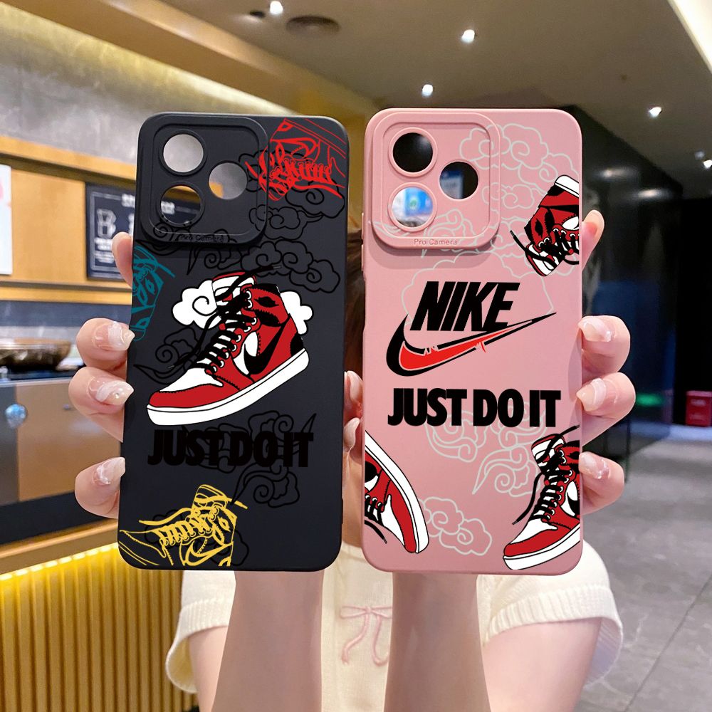 for Realme C61 C63 C65 C67 C53 C51 Note 50 60 C21 C33 C30 C35 C11 2021 C12 C15 C21Y C25Y Realme 12 13 Just Do it Full Protective Case Anti Drop Cover