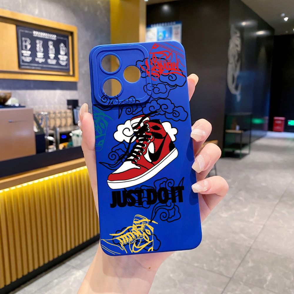 for Realme C61 C63 C65 C67 C53 C51 Note 50 60 C21 C33 C30 C35 C11 2021 C12 C15 C21Y C25Y Realme 12 13 Just Do it Full Protective Case Anti Drop Cover
