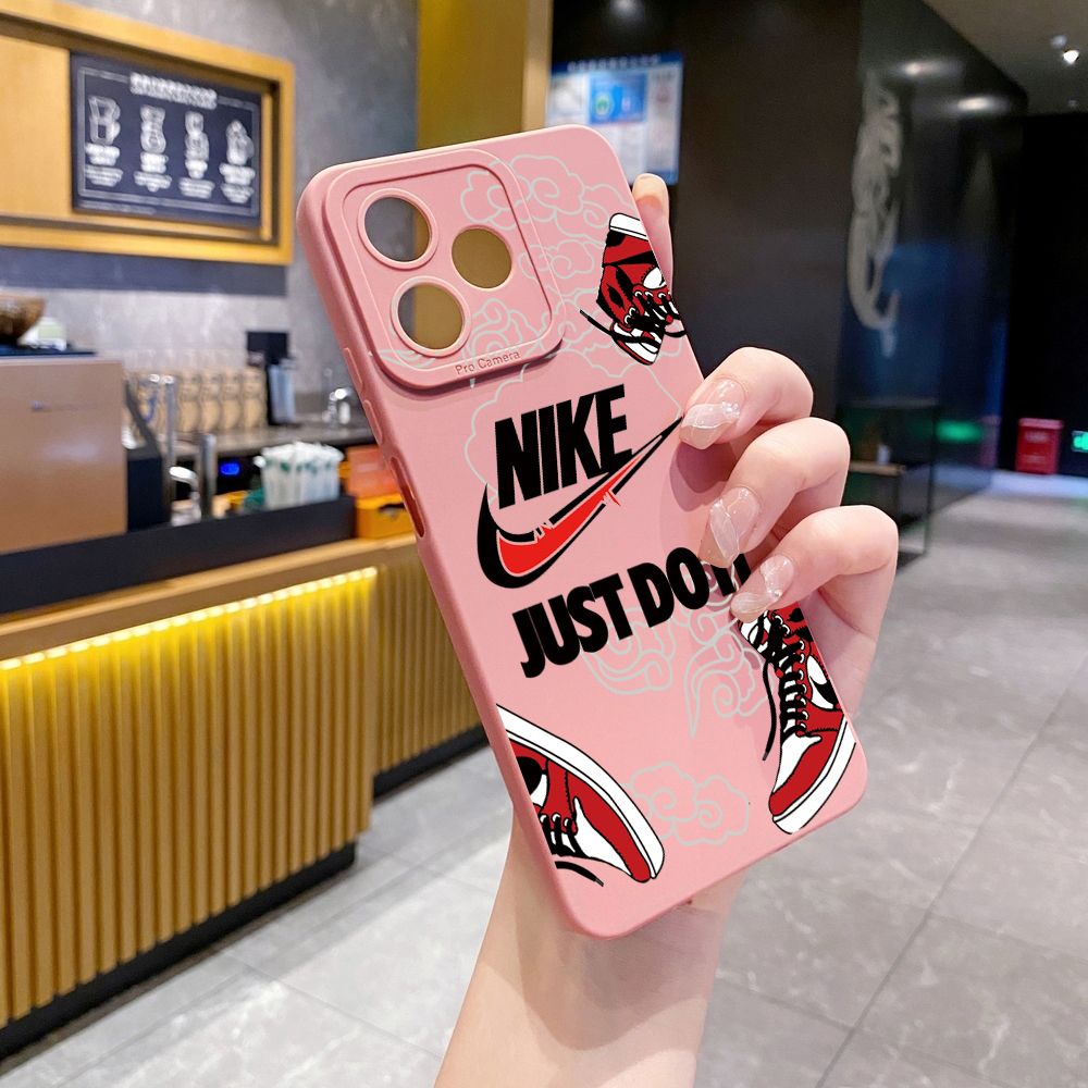 for Realme C61 C63 C65 C67 C53 C51 Note 50 60 C21 C33 C30 C35 C11 2021 C12 C15 C21Y C25Y Realme 12 13 Just Do it Full Protective Case Anti Drop Cover