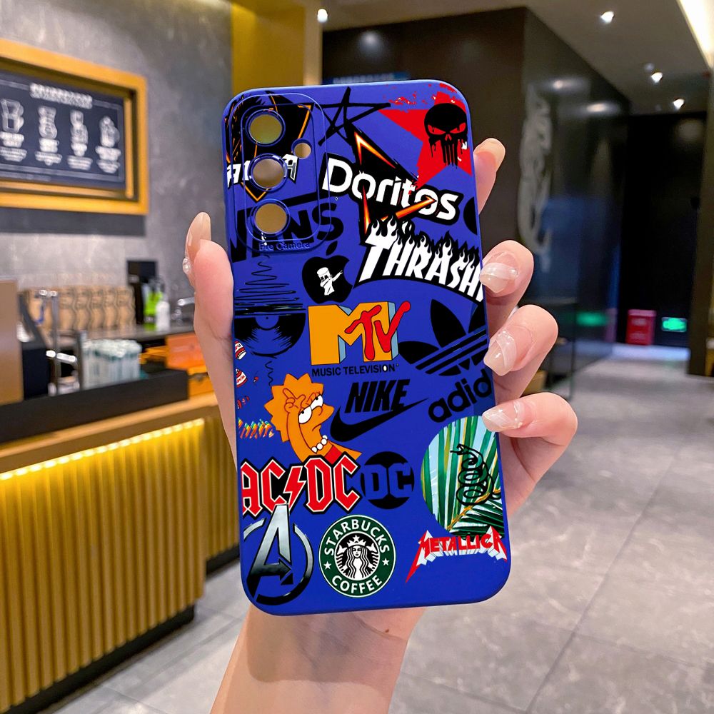 for Samsung Galaxy A16 A06 A15 A05 A25 A35 A55 A14 A24 A34 A54 A33 A53 A73 A32 A52S A72 Fashion Painting Full Protective Case Anti Drop Cover
