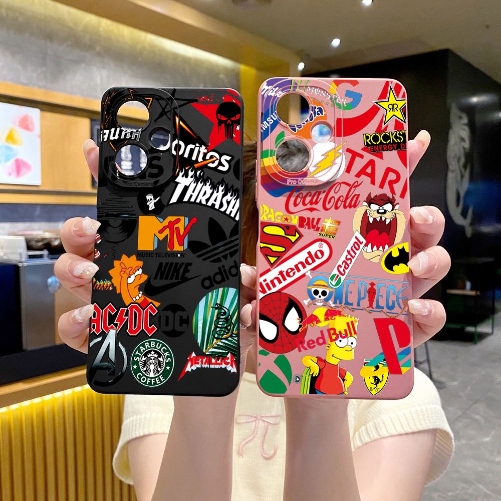 for VIVO Y28 Y03 Y18 Y17S Y27 Y15A Y15S Y02S Y02A Y36 Y33S Y12S Y12A Y01 Y1S Y20A Y22 Fashion Painting Full Protective Case Anti Drop Cover