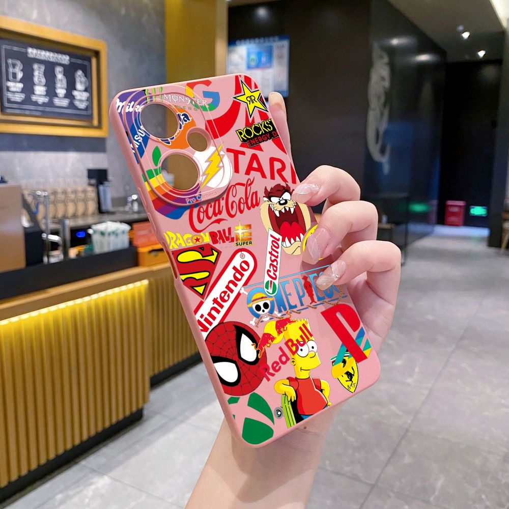 for VIVO Y28 Y03 Y18 Y17S Y27 Y15A Y15S Y02S Y02A Y36 Y33S Y12S Y12A Y01 Y1S Y20A Y22 Fashion Painting Full Protective Case Anti Drop Cover