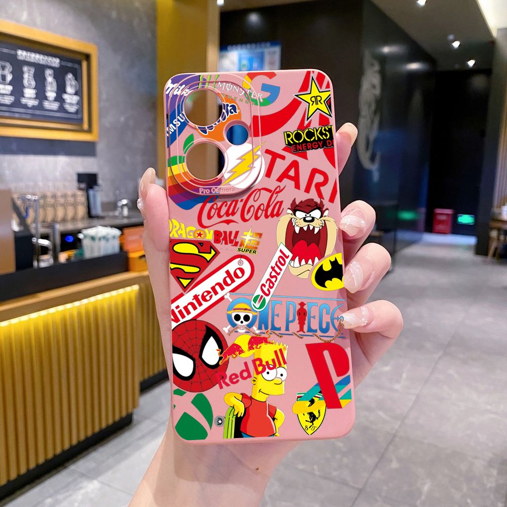 for VIVO Y28 Y03 Y18 Y17S Y27 Y15A Y15S Y02S Y02A Y36 Y33S Y12S Y12A Y01 Y1S Y20A Y22 Fashion Painting Full Protective Case Anti Drop Cover