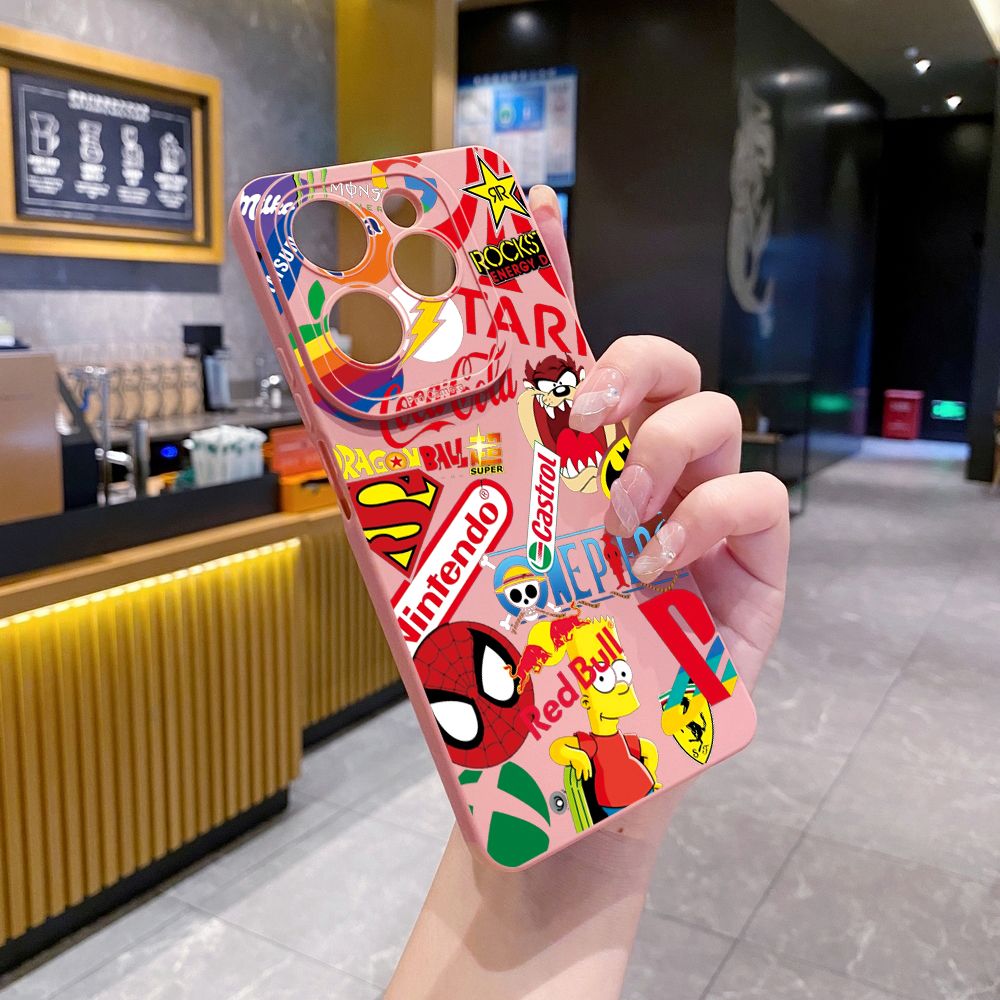 for Infinix Hot 50i 40i 40 Pro Note 12 G96 30 Hot 20 Play 12i 30i 20i 10S 11 Play 11S 10i Smart 8 9 5 Fashion Painting Full Protective Case Anti Drop Cover