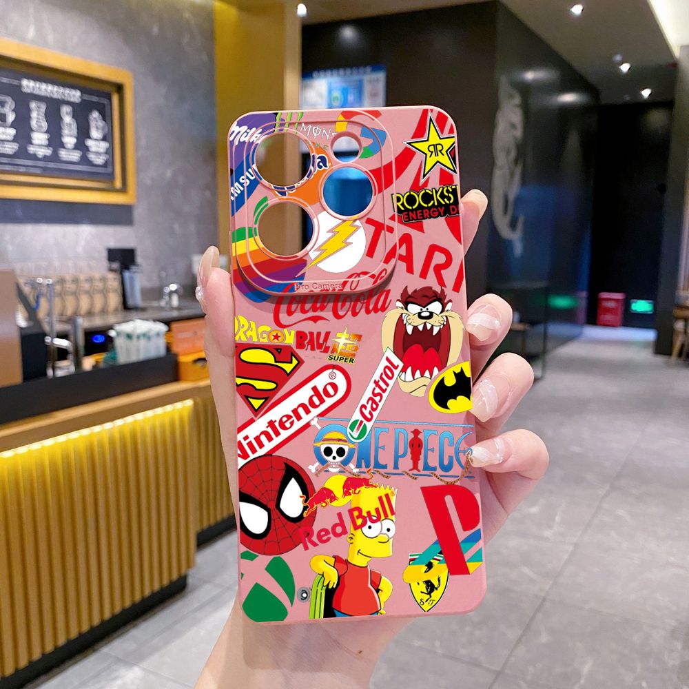 for Infinix Hot 50i 40i 40 Pro Note 12 G96 30 Hot 20 Play 12i 30i 20i 10S 11 Play 11S 10i Smart 8 9 5 Fashion Painting Full Protective Case Anti Drop Cover