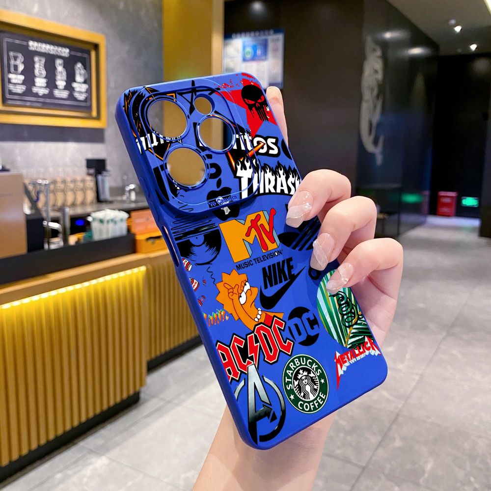 for Infinix Hot 50i 40i 40 Pro Note 12 G96 30 Hot 20 Play 12i 30i 20i 10S 11 Play 11S 10i Smart 8 9 5 Fashion Painting Full Protective Case Anti Drop Cover