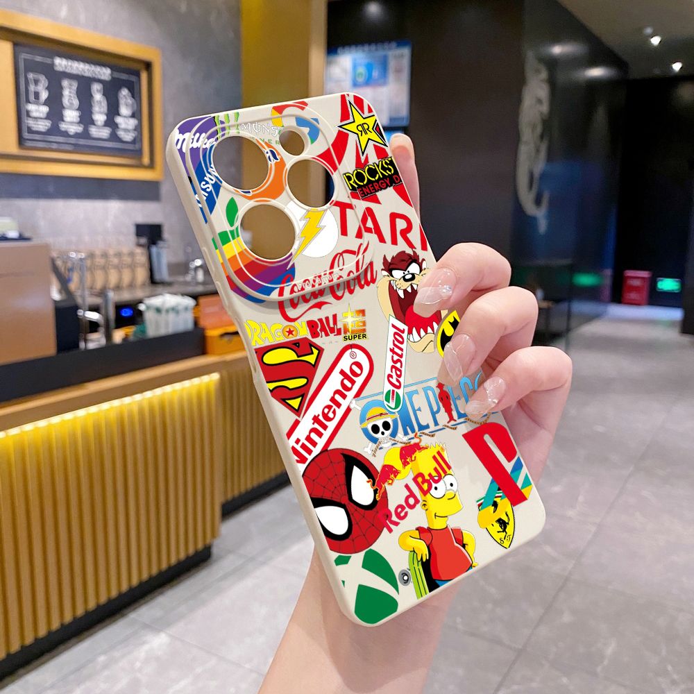 for Infinix Hot 50i 40i 40 Pro Note 12 G96 30 Hot 20 Play 12i 30i 20i 10S 11 Play 11S 10i Smart 8 9 5 Fashion Painting Full Protective Case Anti Drop Cover