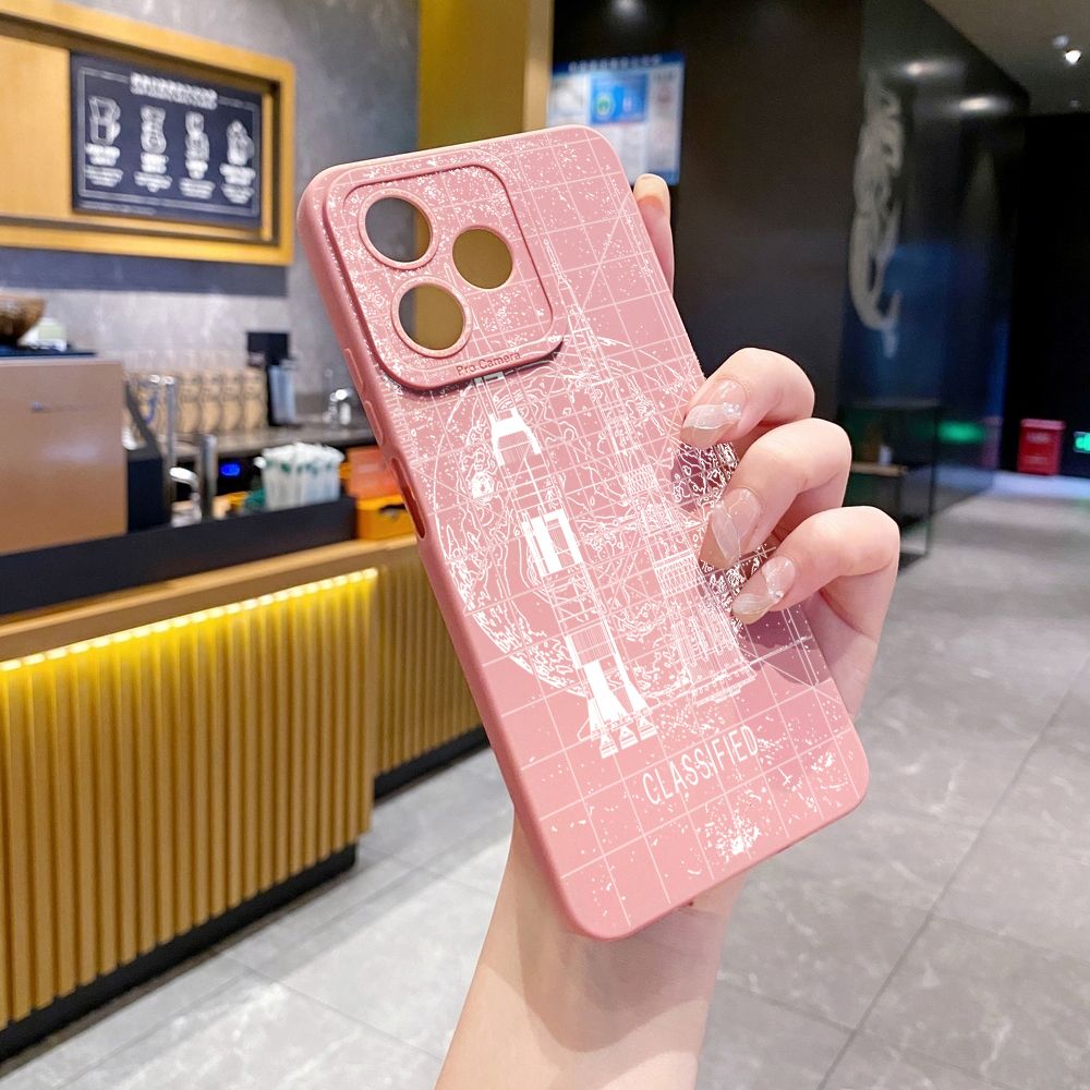 for Realme C61 C63 C65 C67 C53 C51 Note 50 60 C21 C33 C30 C35 C11 2021 C12 C15 C21Y C25Y Realme 12 13 Drawing Engine Full Protective Case Anti Drop Cover