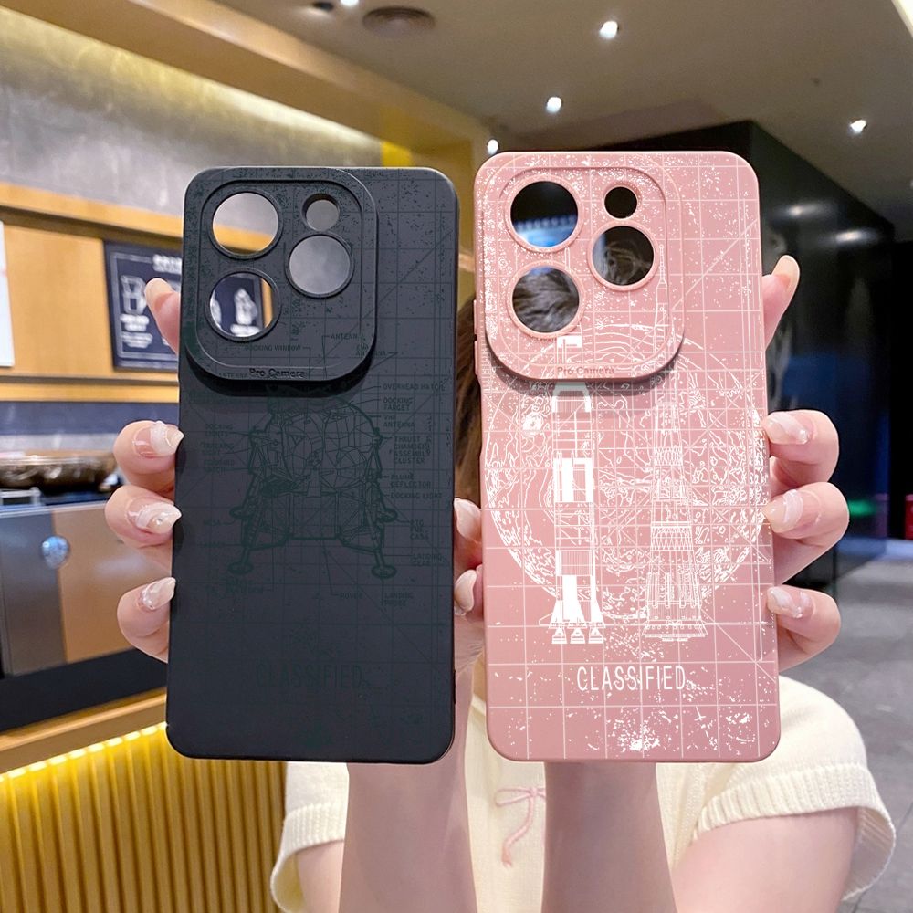for Infinix Hot 50i 40i 40 Pro Note 12 G96 30 Hot 20 Play 12i 30i 20i 10S 11 Play 11S 10i Smart 8 9 5 Drawing Engine Full Protective Case Anti Drop Cover