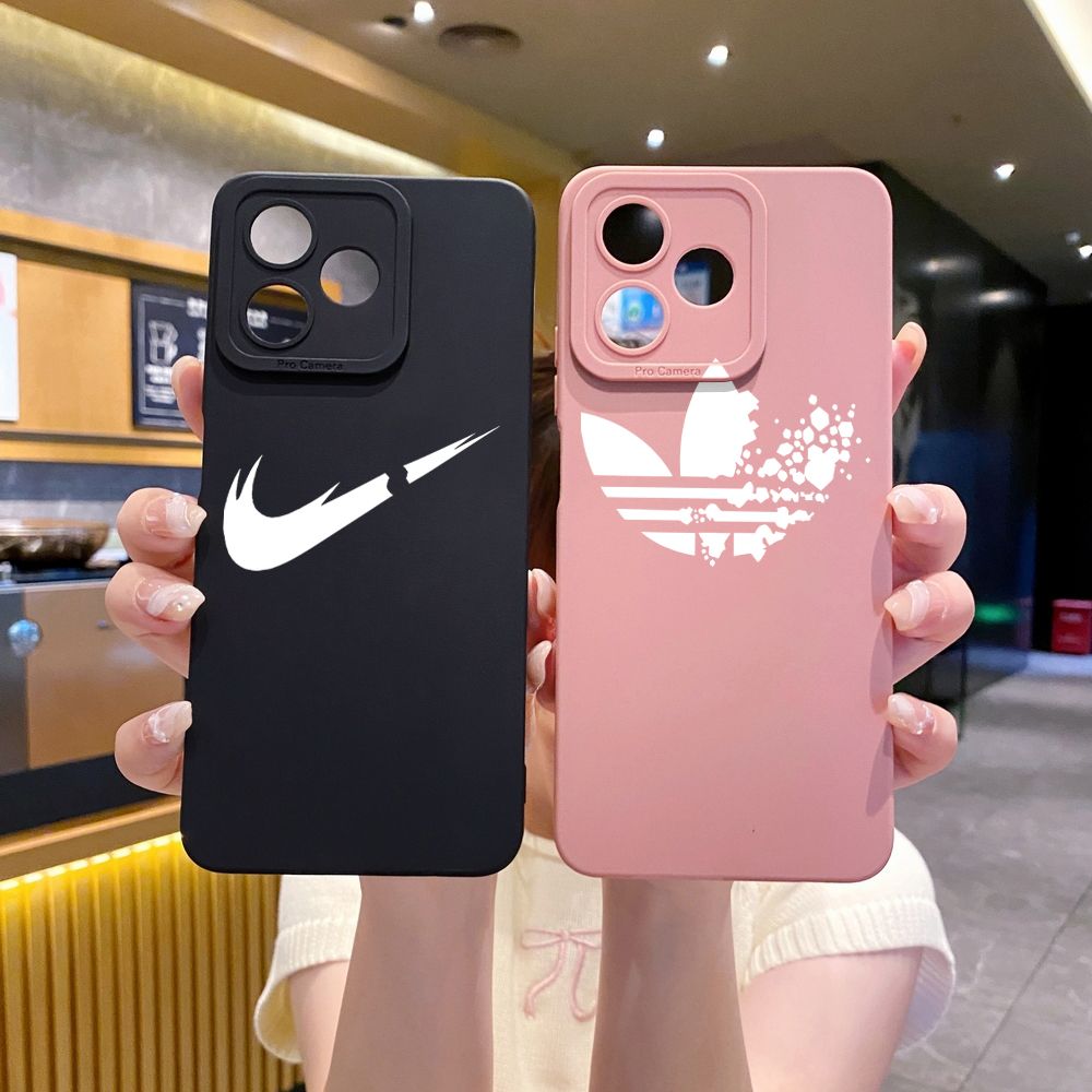 for Realme C61 C63 C65 C67 C53 C51 Note 50 60 C21 C33 C30 C35 C11 2021 C12 C15 C21Y C25Y Realme 12 13 Brief LOGO Full Protective Case Anti Drop Cover