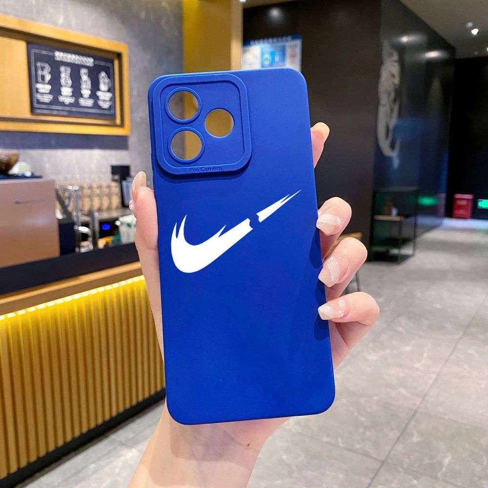 for Realme C61 C63 C65 C67 C53 C51 Note 50 60 C21 C33 C30 C35 C11 2021 C12 C15 C21Y C25Y Realme 12 13 Brief LOGO Full Protective Case Anti Drop Cover