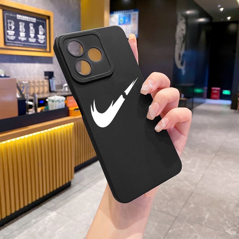 for Realme C61 C63 C65 C67 C53 C51 Note 50 60 C21 C33 C30 C35 C11 2021 C12 C15 C21Y C25Y Realme 12 13 Brief LOGO Full Protective Case Anti Drop Cover