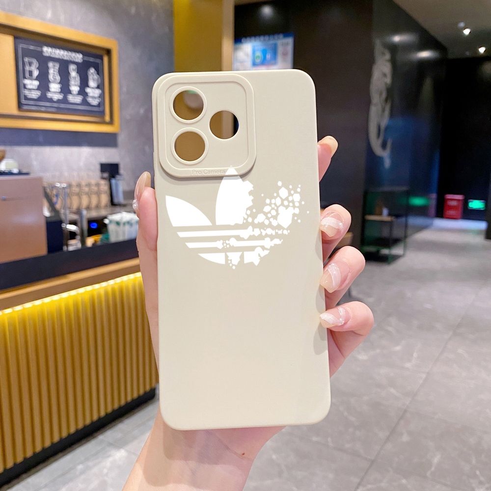 for Realme C61 C63 C65 C67 C53 C51 Note 50 60 C21 C33 C30 C35 C11 2021 C12 C15 C21Y C25Y Realme 12 13 Brief LOGO Full Protective Case Anti Drop Cover