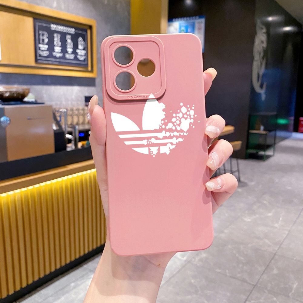 for Realme C61 C63 C65 C67 C53 C51 Note 50 60 C21 C33 C30 C35 C11 2021 C12 C15 C21Y C25Y Realme 12 13 Brief LOGO Full Protective Case Anti Drop Cover