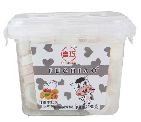 FuQiao Fruit-flavored milk candy 180g