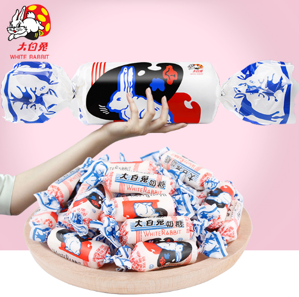 White Rabbit milk candy 200g（(Red Bean flavor 200g、Original 200g）Snack food、Afternoon tea、 Office snacks、Children's snacks，