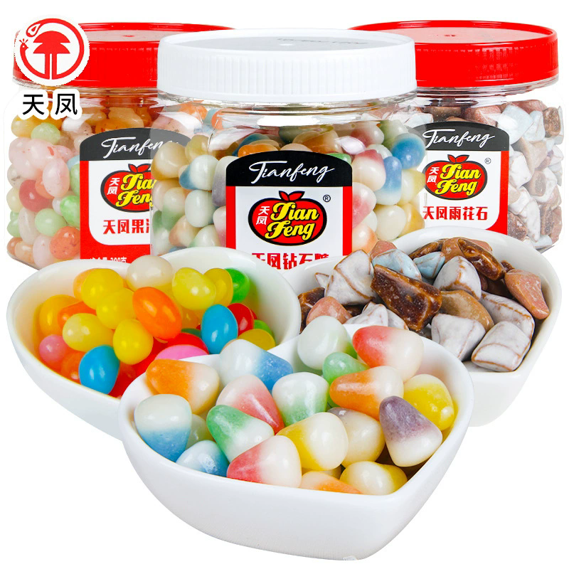 Tianfeng Rain Flower Stone Chocolate Sugars 280g