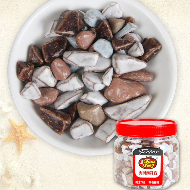 Tianfeng Rain Flower Stone Chocolate Sugars 280g