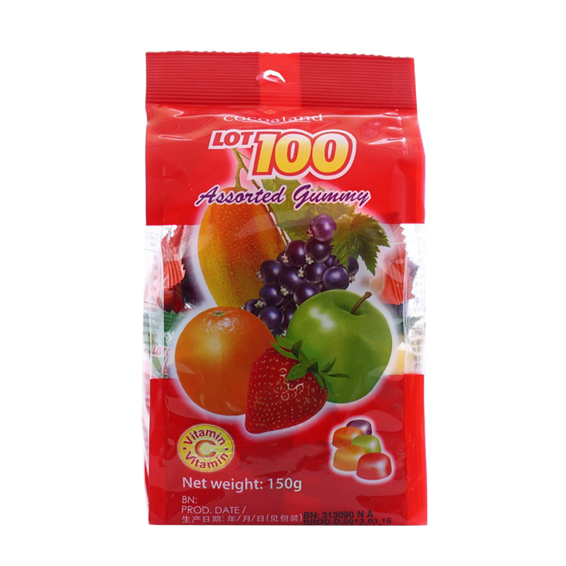 Cocoaland LOT100 Juice gummy candys 150g（Mixed fruit flavor）  Snack food、Afternoon tea、 Office snacks、Children's snacks