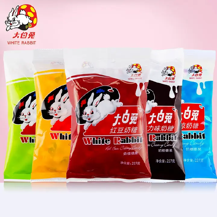 White Rabbit Creamy Candy 227g（Red Bean flavor 227g，yogurt flavor 227g，Original 227g）Snack food、Afternoon tea、 Office snacks、Children's snacks