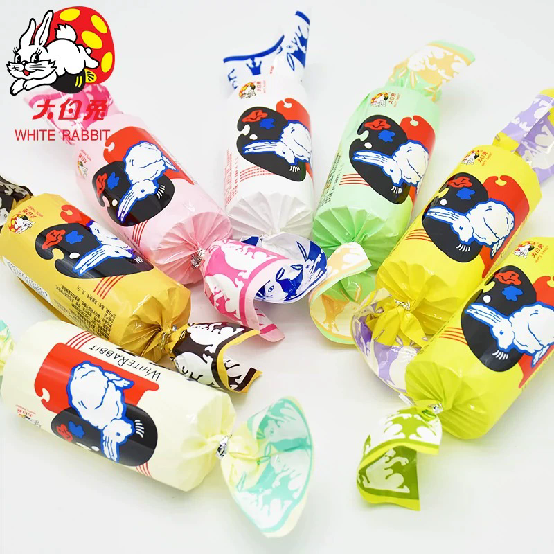 White Rabbit milk candy 39g（Original 39g，Red Bean flavor 39g，Mango flavor 39g，Banana flavor 39g）Snack food、Afternoon tea、 Office snacks、Children's snacks