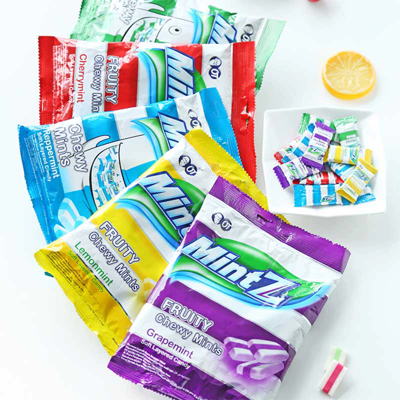 MintZ Mint soft candy 115g（Grape mint flavor 115g、double mint flavor 115g)